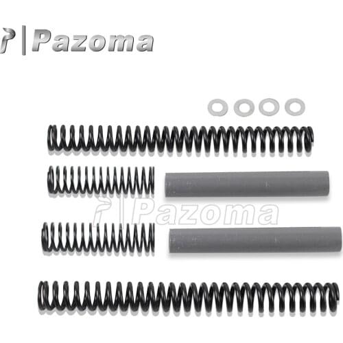 Motorbike 39mm Drop-In Shocks Front Fork Springs Lowering Kit for 1988-2017 Harley Sportster Custom XL 1200C