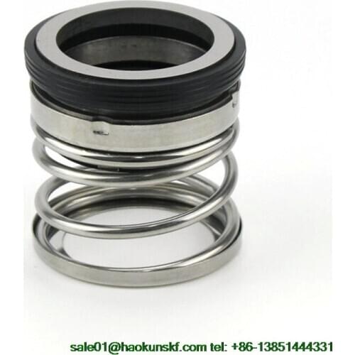 108-19 Mechanical Seals (Material: SiC/SiC/FKM) Shaft Size 19mm FKM Rubber Bellow Seal Used in High Temperature Liquid