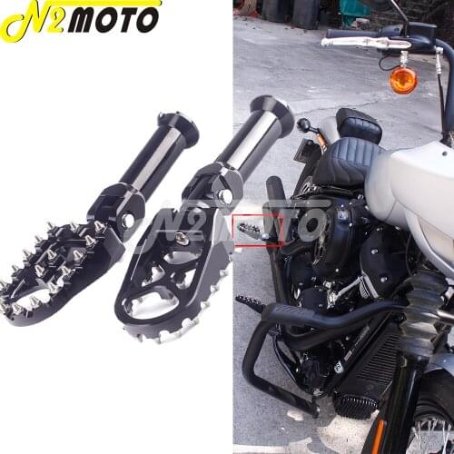 Front/Rear Passenger Foot Peg Footrest Bracket For Harley Softail Slim FLSL Street Bob FXBB Breakout FXBR Fat Bob FXFB 2018-2020
