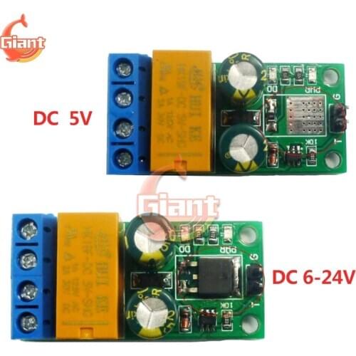 DC 5V 6-24V 2A DR55B01 Flip-Flop Latch Motor Reversible Controller Self-locking Bistable Reverse Polarity Contorl Relay Module