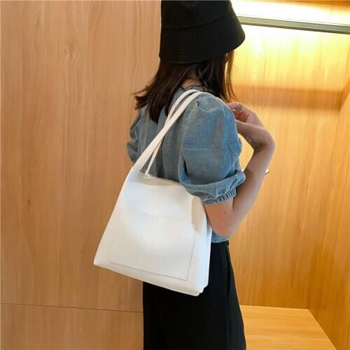 Bags for women 2020 White summer korean boho style shoulder designer luxury brand small bag Clutch leather purses and handbags