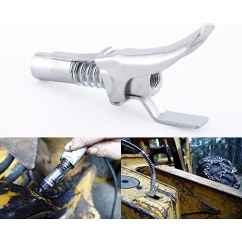 Heavy-Duty Quick Release Quick Release Grease Gun Coupler Onto Zerk Fittings Lubricating Oil Gun Nozzle