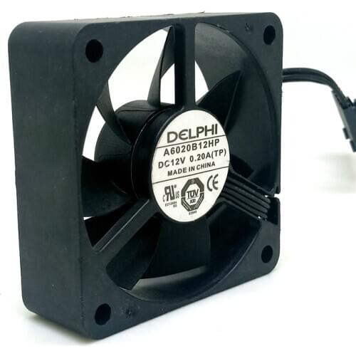 6020 12V double ball high volume power fan A6020B12HP computer server chassis fan 6cm