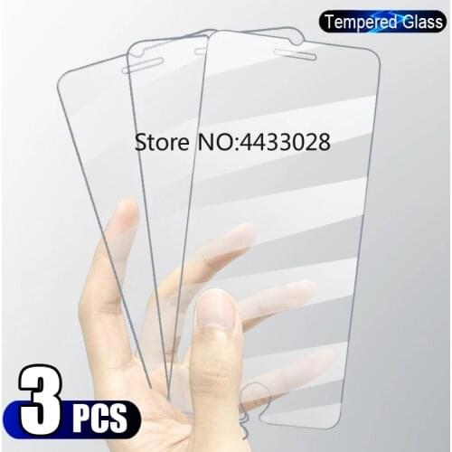 3PCS Tempered Glass For iPhone 11 12 Pro Max Mini Screen Protector On iPhone SE 2020 X XR 5 6 7 8 6s Plus XS MAX Protective Film