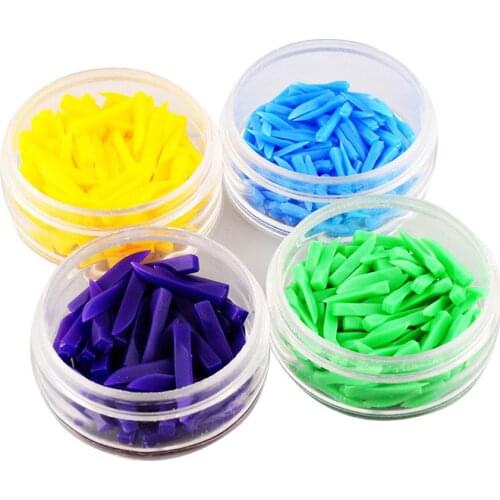 1 Box Dental Teeth Wedges Plastic 4 Colors Disposable Medical Dental Wedges Teeth Care Dentist Material Dental tool Size S M L