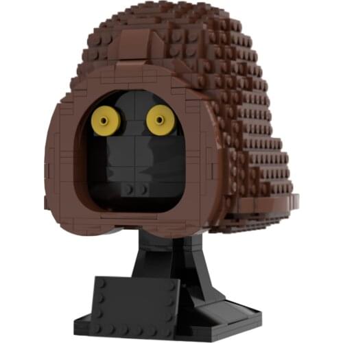 740Pcs MOC-70376 War Helmet Space wars Assembly Building Blocks Stem Toys Compatible with 75277/75304 (Licensed by Albo)