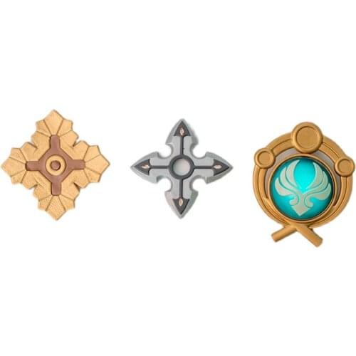 Anime Game Genshin Impact Sayu Eye of God Badge Brooch Pin Cosplay Collection Game Clothing Decor Souvenir Toys Gifts