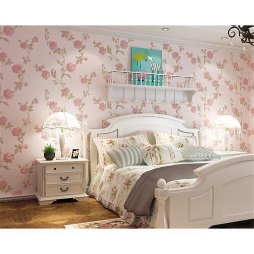 Beibehang European pastoral relief 3D non woven wallpaper warm living room background wall paper interior decoration wallpaper