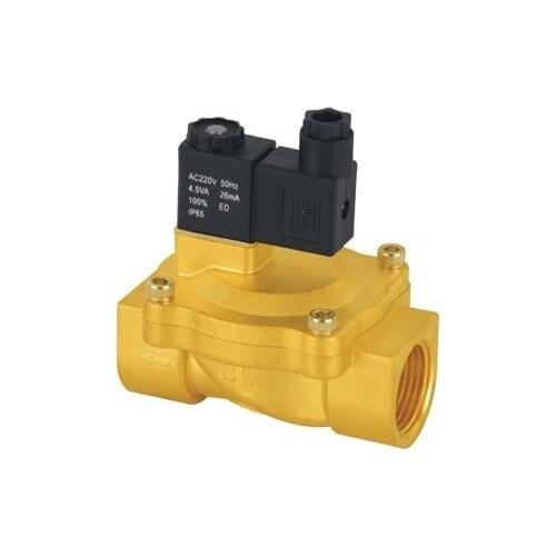 Free Ship 5pcs In Lot 1'' Fluid Control Solenoid 2/2 Way Valve Brass 2V250-25 High Qulaity Standard Voltages