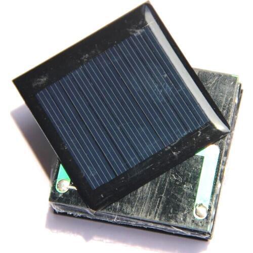 BUHESHUI 0.25W 5V Polycrystalline Mini Solar Cell Module DIY Solar Panel Charger For 3.7V Battery System Led Light 50*50MM 10pcs
