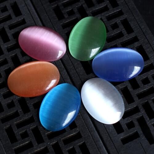 2pcs/lot 18*25mm Purple Amethysts Natural Stone Beads Round Loose Beads Cabochon Cameo Pendants Bsase Tray For Jewelry Making