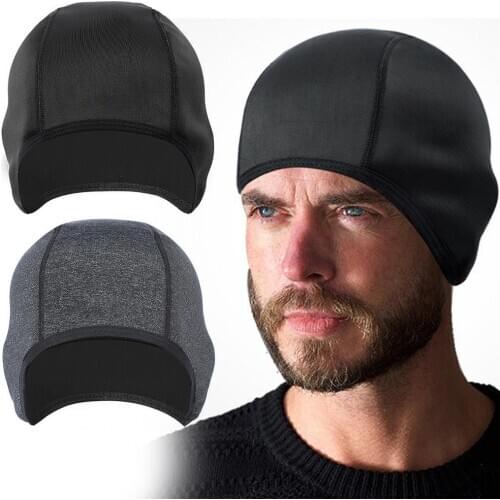 Quick Dry Cycling Cap Breathable Gear Bicycle Motorcycle Helmet Sweat Inner Cap Summer Racing Hat Helmet Inner Cap Headwear 1PC