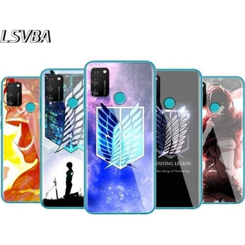 Anime attack on Titan For Huawei Honor 30 20 10i 10 9C 9A 9S 9X 9N 9 8A 8 7A 7C Pro Plus Lite Phone Case
