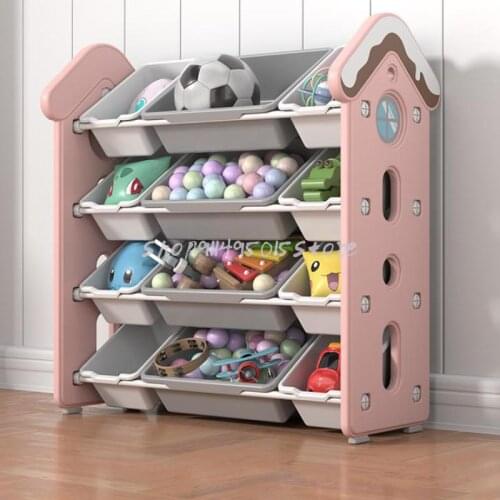 Childrens Toy Storage Cabinet, Simple Large-capacity Storage Artifact For Infants And Young Children, Baby Storage Organizer