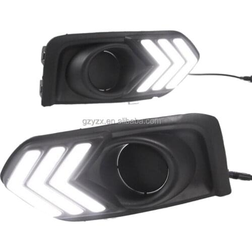 For Honda City Grace 2017 2018 2019 Turn Yellow Signal Relay Waterproof ABS 12V Car Lamp DRL LED Daytime Running Light Fog Lamp