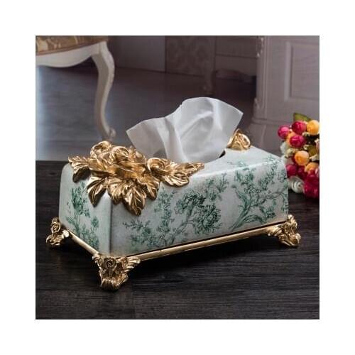 Exquisite tissue box, home desktop office decoration, fashion box