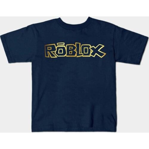 Summer Childrens Robloxing Print T-shirt Girls Boys Cartoon Shirt Kids Clothes Fashion Short Sleeve Casual Cotton Tshirt Tees