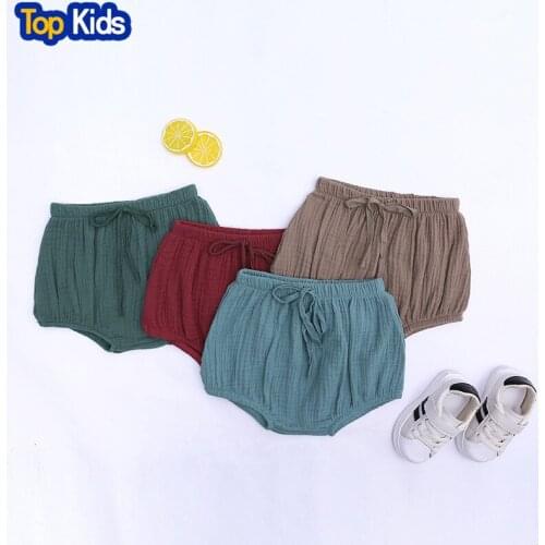 4 Colors 2019 Hot Sale baby girls shorts summer solid soft cotton fashion kids pants children casual brand bottoms 0-5 MCT034