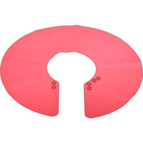 Salon Haircut Neck Cape Wrap Collar Shield Waterproof Silicone Hairdressing Hair Coloring Cutting Shield with Magnet Buckle