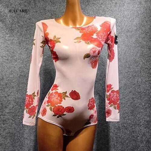 Bodysuit for Ballroom Dance Competition Dresses Waltz Tango Dance Dresses Standard Flamenco Wear Costume D0771 Body Mesh