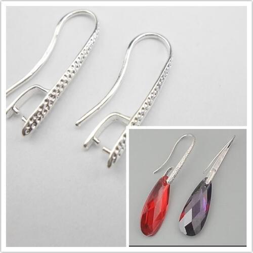 Wholesale DIY production jewelry accessories earrings found 925 silver ear hook earrings accessories crystal ladies gifts