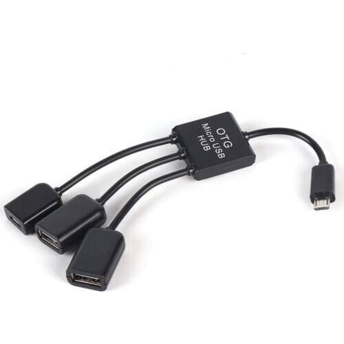 OTG 3/4 Port Micro USB Power Charging Hub Cable Spliter Connector Adapter for Smartphone Computer Tablet PC Data Wire Standard