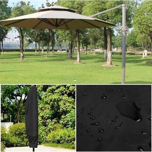Outdoor Garden Patio Umbrella Cover Waterproof For Outdoor Garden Banana Cantilever Parasol Umbrellas With Zipper
