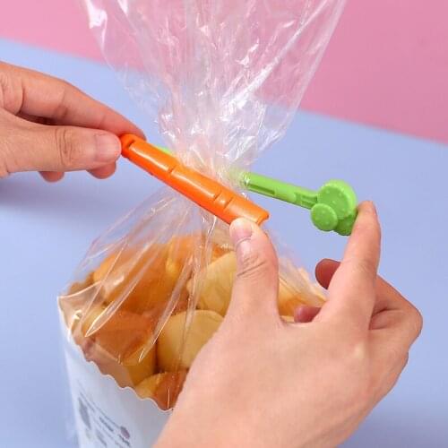 Carrot Food bags sealer Clip Fresh-Keeping Clamp food sealers Snack Bags Storage Bag Sealing Clip Kitchen Tools wholesale