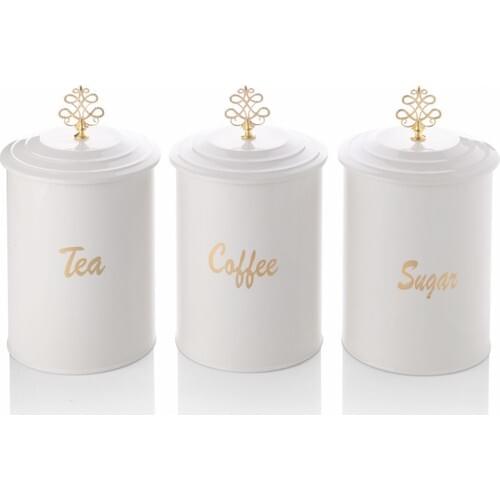 Queens Kitchen 3'lü Galvanized Lux Storage Team