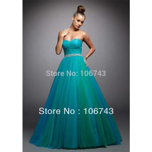 Masquerade hot sale vestidos largos bride wedding sweetheart princess a-line pleat draped beading prom mother of the bride dress