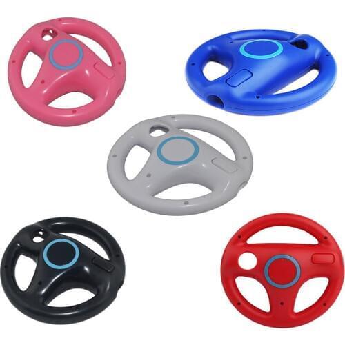 5PCS Hight quality Racing Steering Wheel For Nintend for Wii Racing Games Remote Controller Console