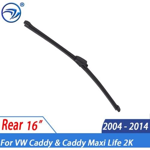 Wiper 16" Rear Wiper Blade For VW Caddy & Caddy Maxi Life 2K 2004 - 2014 2005 2006 2007 2008 Windshield Windscreen Rear Window