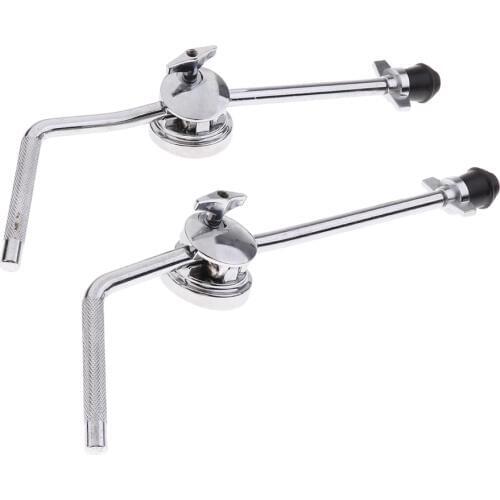 1 Pair Bass Drum Spurs with Bracket for Drum Instrument Accessory