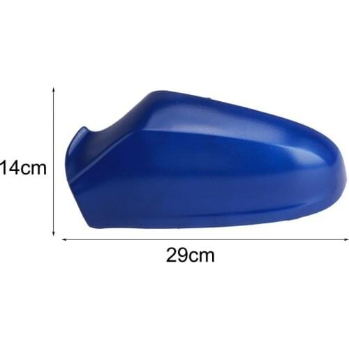 Blue Door Wing Mirror Cover Cap Trim Replacement for Vauxhall ASTRA MK5 04-09 Left Drive Car Exterior Parts автомобильные товары