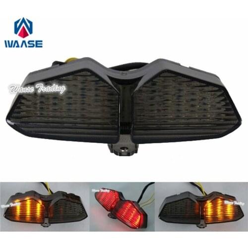 Waase For Yamaha YZF R6 2003 2004 2005 Tail Light Brake Turn Signals Integrated LED Light