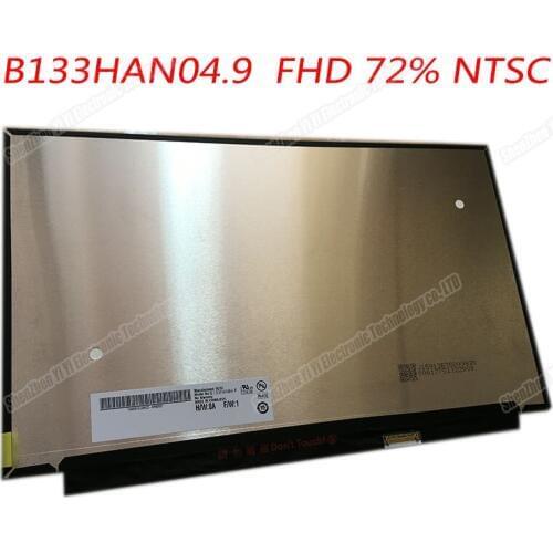 13.3 Laptop LED LCD Screen B133HAN04.9 IPS 1920*1080 FHD 72% NTSC edp 30pin(only LCD screen)