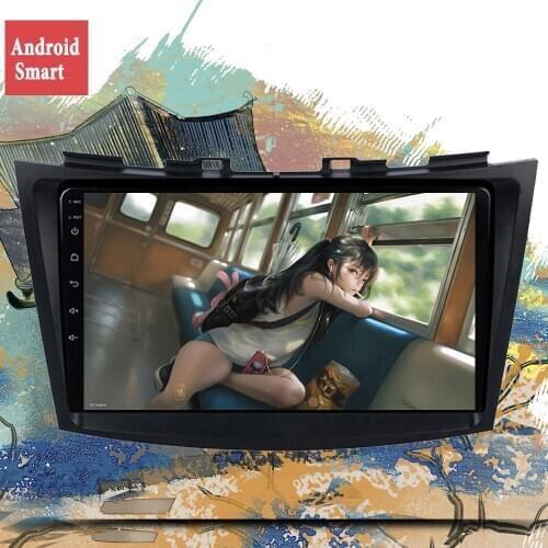 4G LTE HD 9" Android 10.1 Car DVD Player for Suzuki Swift 2011 2012 2013 2014 2015 Car Radio GPS Navigation WiFi Player 2din