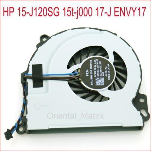 Free Shipping Brand NEW DFS531105MC0T DC5V 0.5A 4Pin For HP 15-J120SG 15t-j000 17-J ENVY17 Computer CPU Cooler Cooling Fan