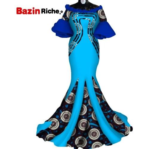 Church Dresses for Women Elegant Form Plus Size Custom Cotton Hip Clothes Traditional Fish Tail and Ground Party Dress WY5317