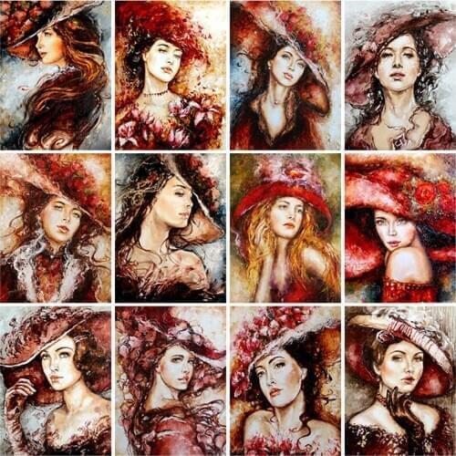 DIY 5D Diamond Painting Girl Cross Stitch Diamond Embroidery Needlework Cartoon Picture Of Rhinestones Gift Handmade Home Decor