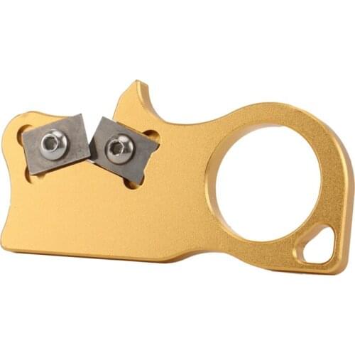 Outdoor Mountain Camping Supplies Edc Portable Mini Sharpener Keychain Sharpener