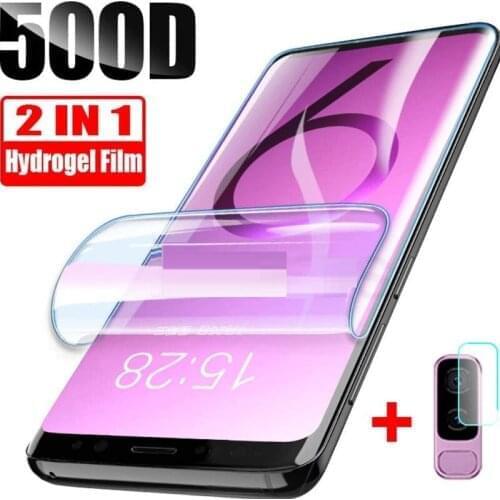 Hydrogel Film Screen Protector For Samsung Galaxy S10 S20 S9 S8 Plus S7 S6 Edge Note 20 8 9 10 Ultra A50 A51 A70 Lens Glass