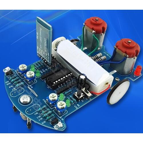 D2-6 Bluetooth Remote Control Intelligent Car Kit Smart Tracking Automobile Gravity Sensor Obstacle Avoidance 51 MCU DIY Truck