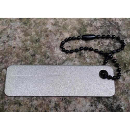 50 PCS DMD Pocket Diamond Sharpener stone Steel Sharpener for outdoor tools Knife Fish Hook fingerNail