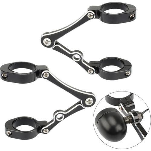 Motorcycle Headlight Mount Brackets Holder Adjustable CNC CNC Aluminum alloy Turn Light Support for 39-41mm forks