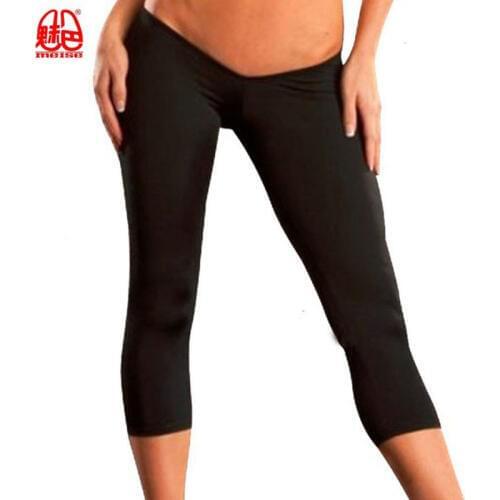 Low Waist Sexy Pantalon Femme Milk Silk Joggers Elastic Bodycon Trousers Women Capris Push Up Fitness Legging Palazzo Pants Pant