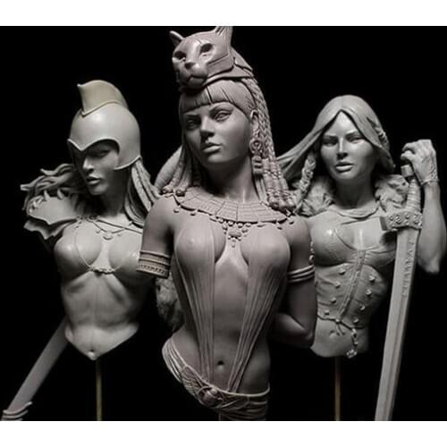 1/10 Resin Bust Building Kit 3 Female Warrior(no base)