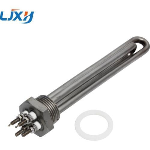 LJXH LJHX Stainless Steel DC48V Heater Element Immersion Water Heating Element With 1"NPT/BSP Thread 1500W All 304SUS