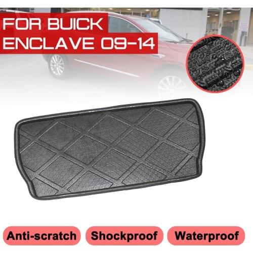 Car Floor Mat Carpet For Buick Enclave 2009 2010 2011 2012 2013 2014 Rear Trunk Anti-mud Cover