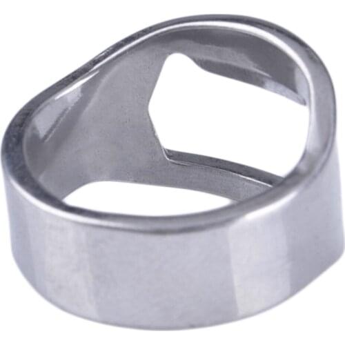 Pcs New Arrival Unique Creative Versatile Stainless Steel Finger Ring RingShape Beer Bottle Opener Bar Tool Honest